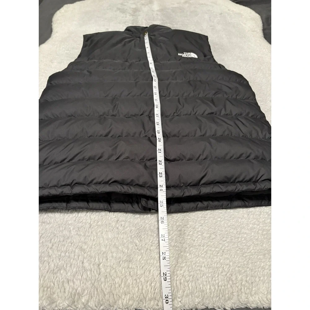 The North Face 550 Down‎ Vest Men's S Black Puffer Jacket Full Zip Outdoor